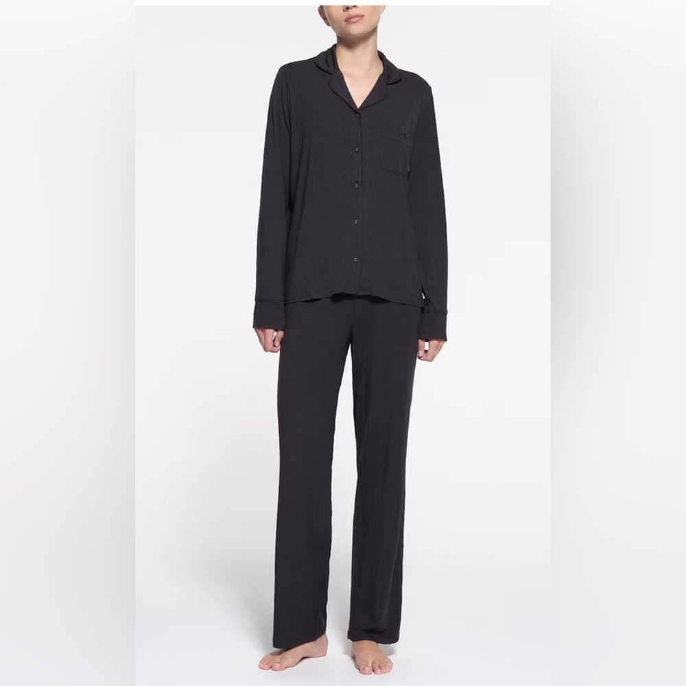 SKIMS Black Pajama Set